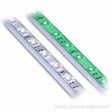 5mm Outdoor Superflux Rigid LED Strips with Aluminum Base, Various Colors Available